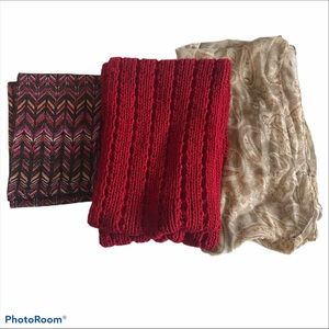 (3) infinity scarf bundle